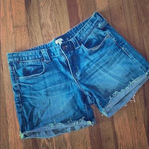 J. Crew high waisted shorts